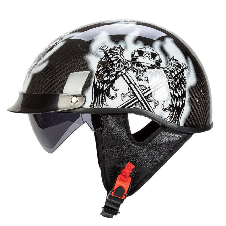 Stylish Graphic Skull Motorcycle Helmet Kalsten
