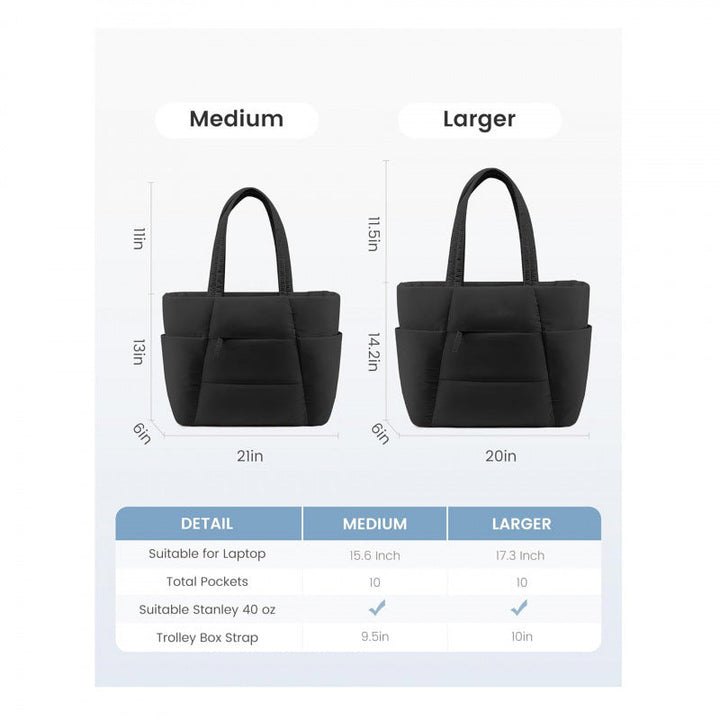 Stylish and Padded Tote Bag Kalsten