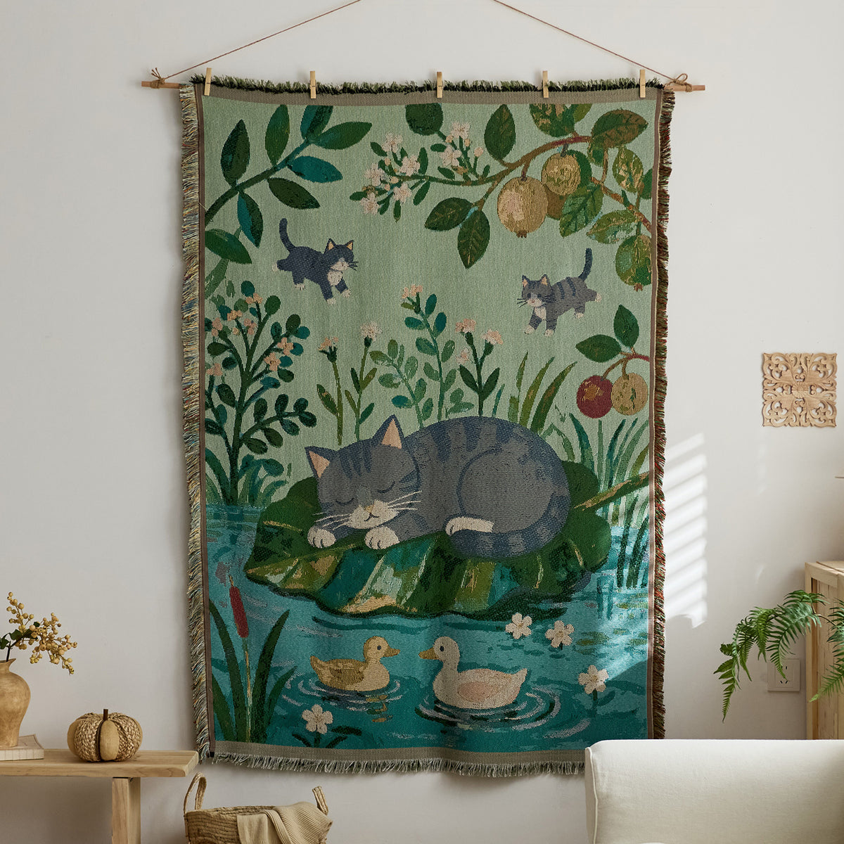 Artistic Woven Tapestry Wall Hanging