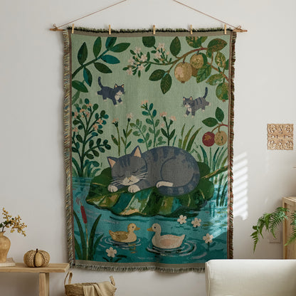 Artistic Woven Tapestry Wall Hanging