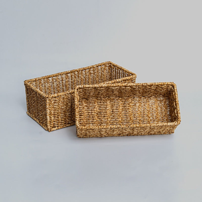 Ladies Rectangular Natural Basket Area Kalsten