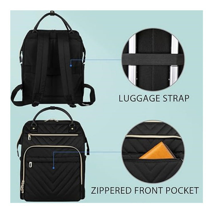 Ergonomic backpack with multiple compartments and luxurious details Kalsten