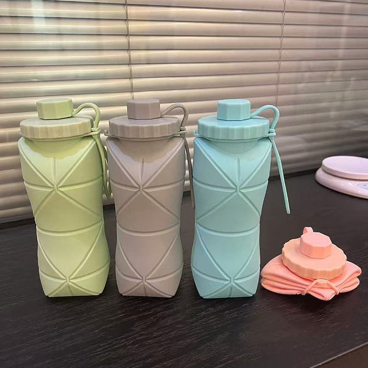 Women collapsible silicone drinking bottle Kalsten