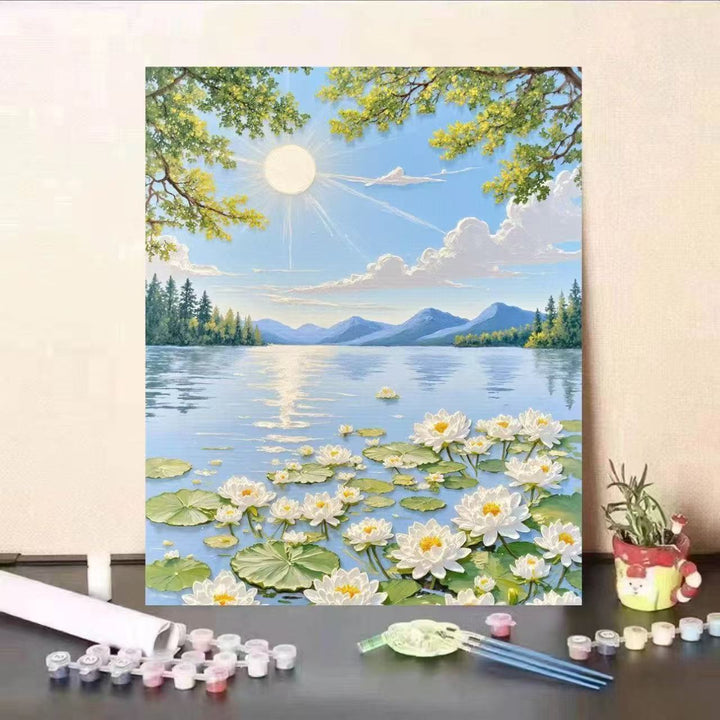 Landscape Themed Paint by Numbers Canvas Art Kit Kalsten