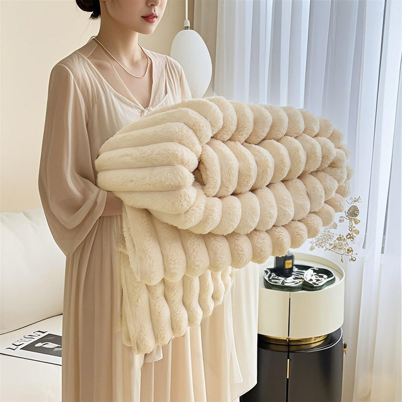 Women Luxury Fleece Blanket Kalsten
