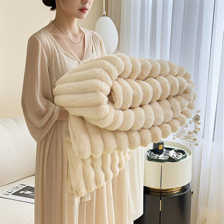 Women Luxury Fleece Blanket Kalsten