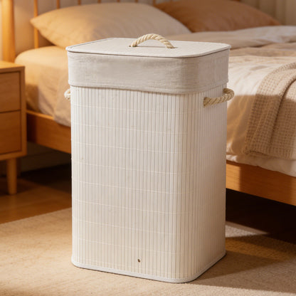 Laundry basket with lid and handle Acalora