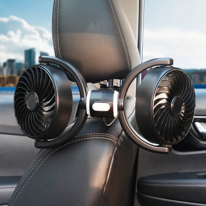 Dual-Head USB Car Ventilation Fan Kalsten