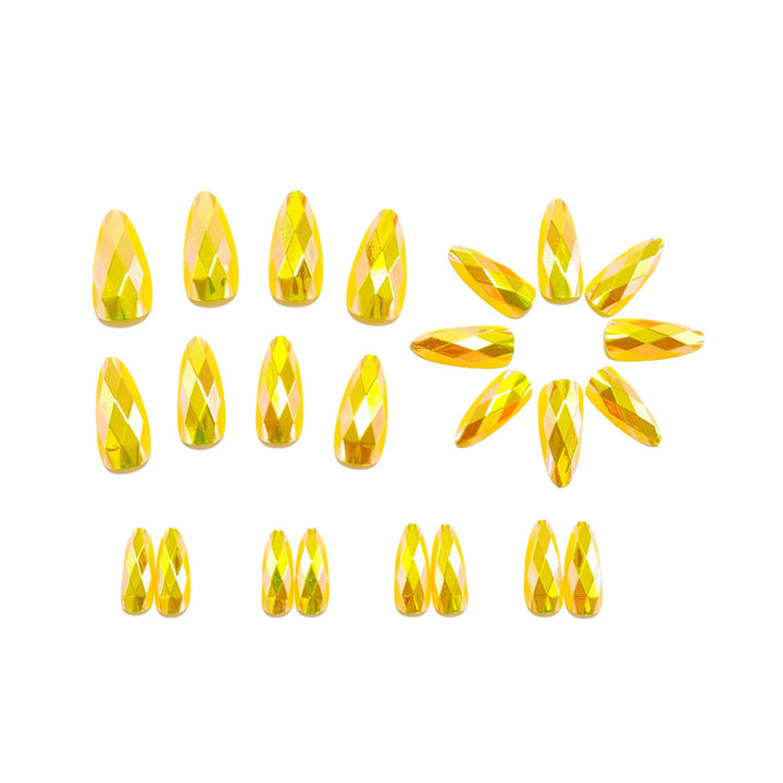 Artificial nails with elegant crystal design Kalsten