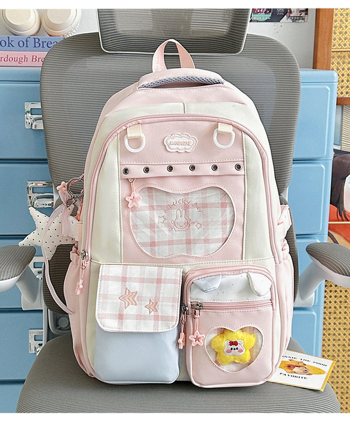 Multi-Functional Stylish Patterned School Backpack