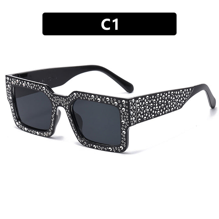 Women's extravagant sunglasses with sparkling accent Kalsten