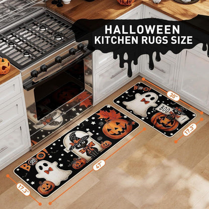 Floral Pattern Kitchen Comfort Mat Set Acalora