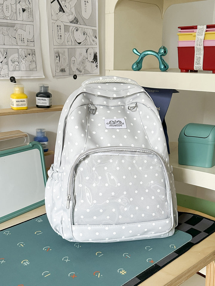 Fun Polka Dot School Backpack