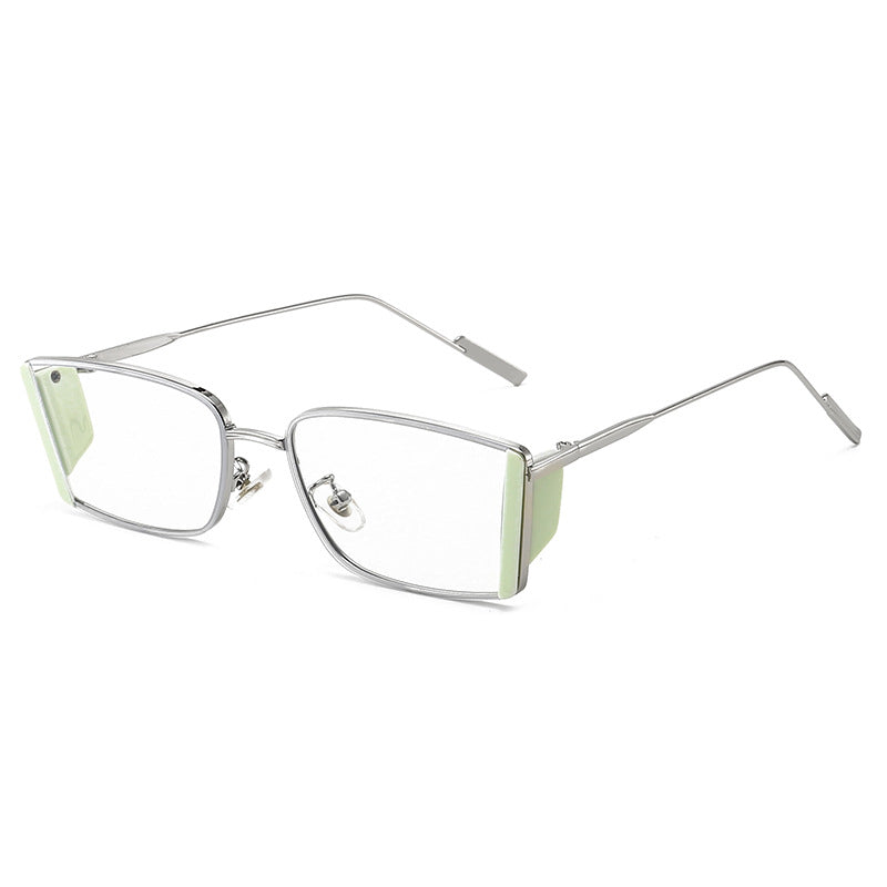 Ladies elegant square sunglasses with fine metal frame Kalsten