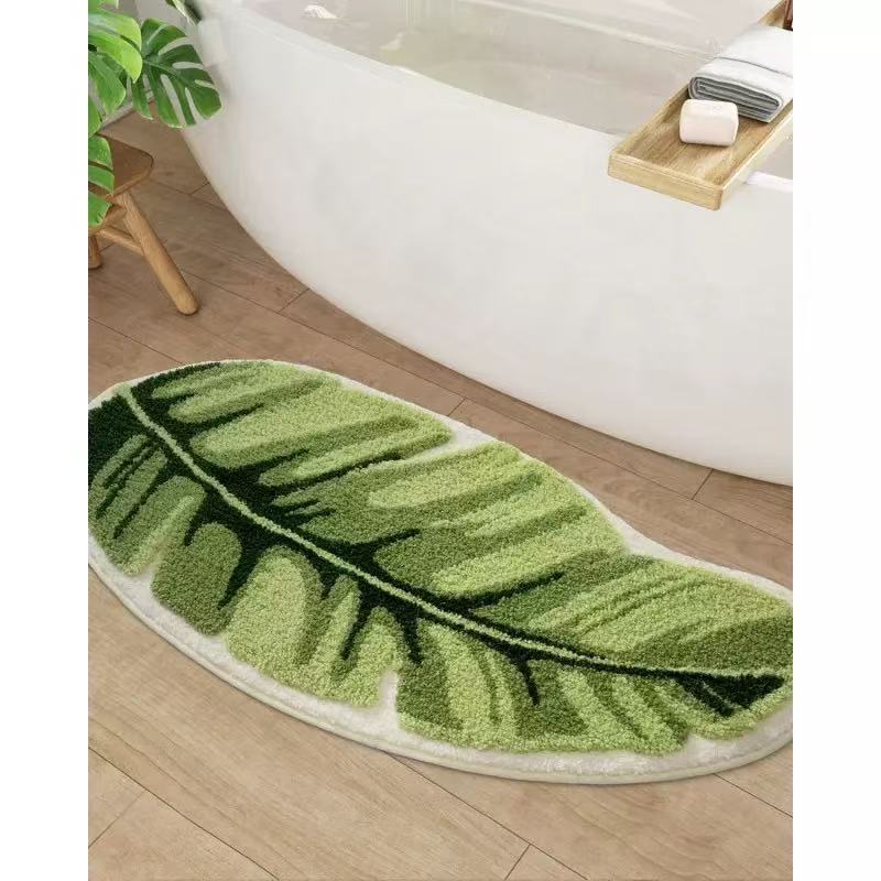 Lemon-Shaped Bath Mat Acalora