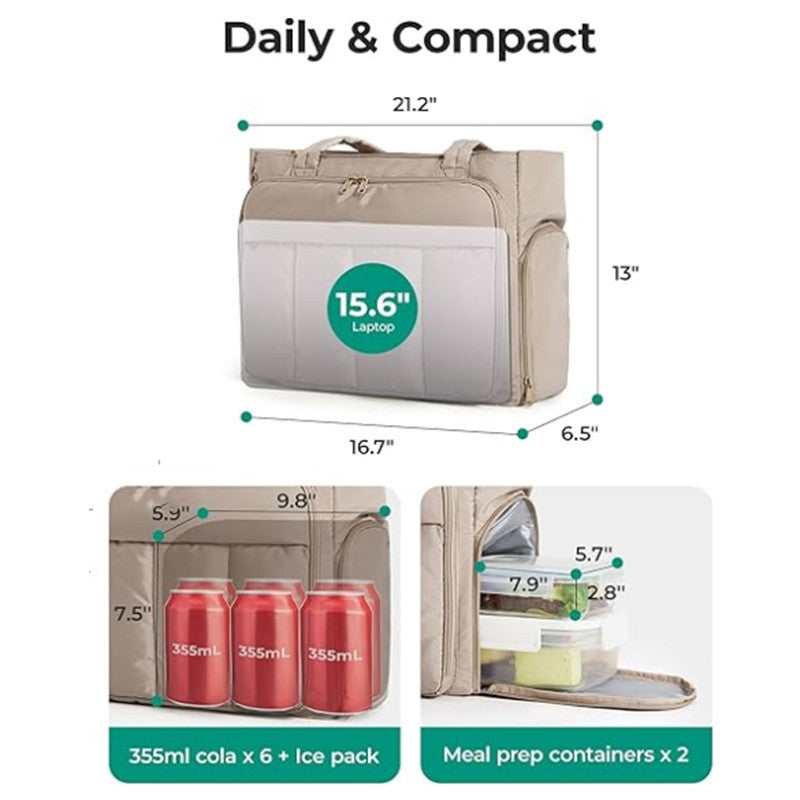 Practical cooler bag with extensive compartment design Kalsten