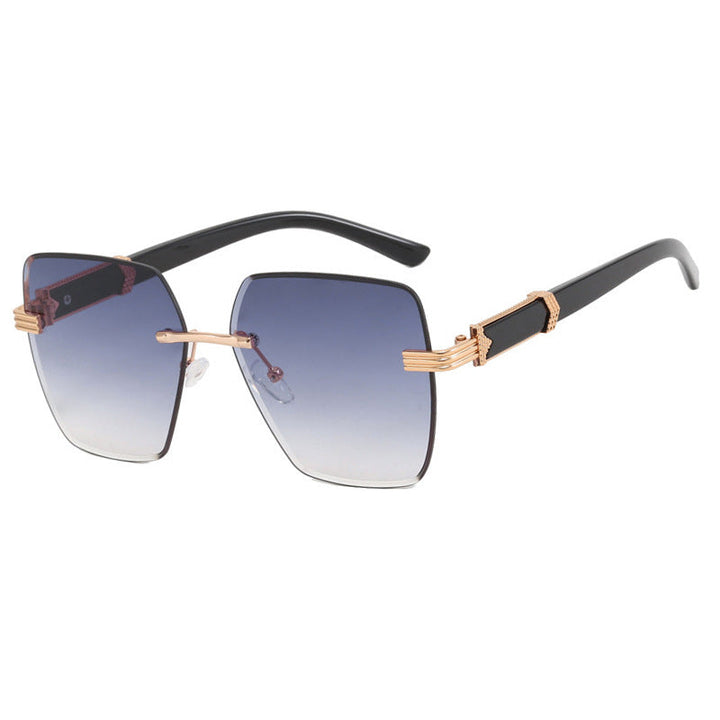 Women's trendy square sunglasses with glamorous accents and UV protection Kalsten