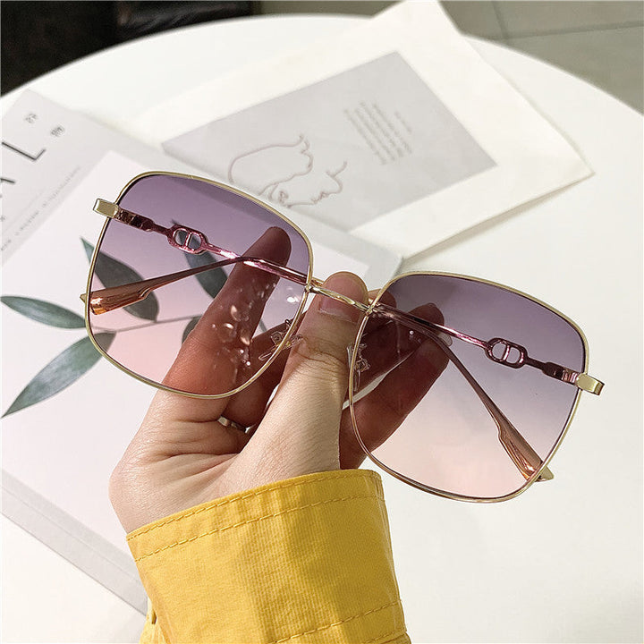 Women Elegant Oversized Sunglasses with Square Design and UV Protection Kalsten