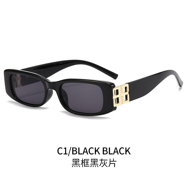 Ladies' fashionable sunglasses with luxurious gold-colored accent Kalsten
