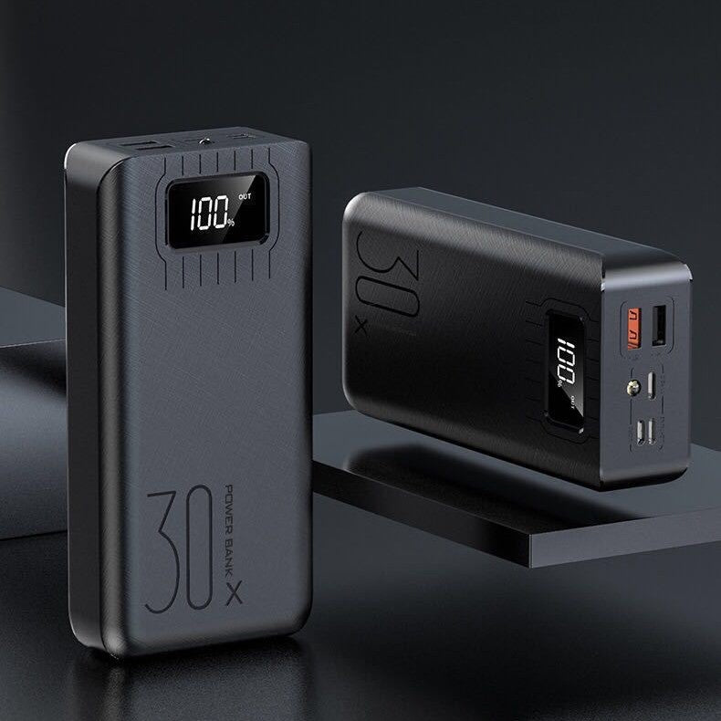 High-performance power bank with intelligent LCD display and two USB ports Kalsten