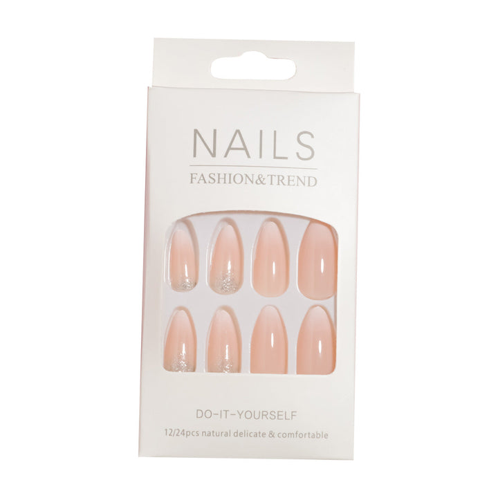 Premium Glossy Almond-Shaped Press-On Nail Tips Set Kalsten