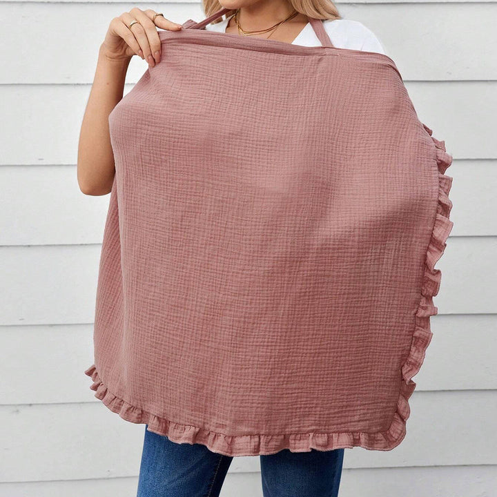Stylish Ruffled Cotton Cooking Apron kalsten