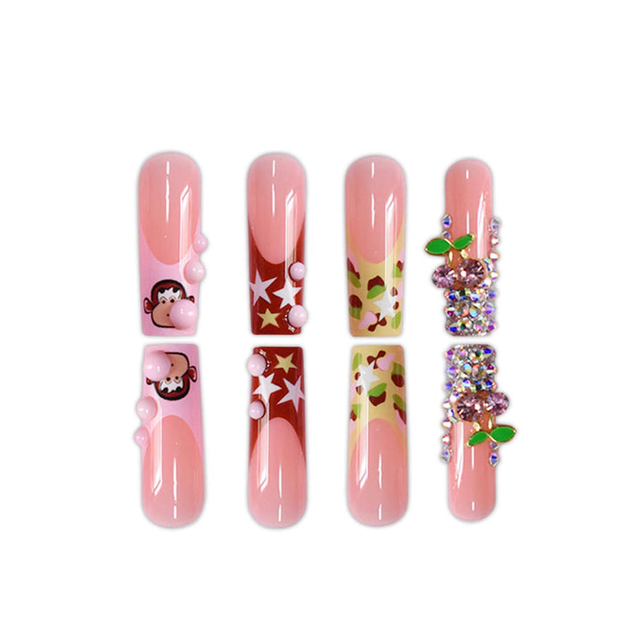 Artistic Cartoon-Themed Press-On Nails Kalsten