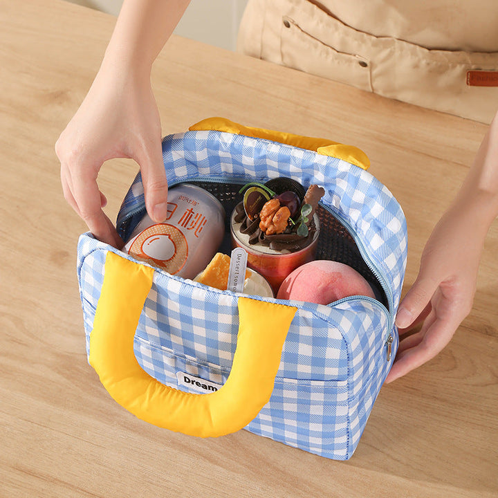 Insulated Lunch Bag with Colorful Handles Kalsten