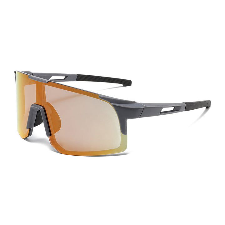Unisex nan sporty wraparound sunglasses with polarized lenses, high UV protection and non-slip nose pad Kalsten