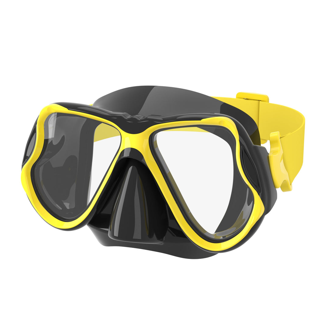High-quality diving mask with flexible silicone rim and wide field of view Kalsten