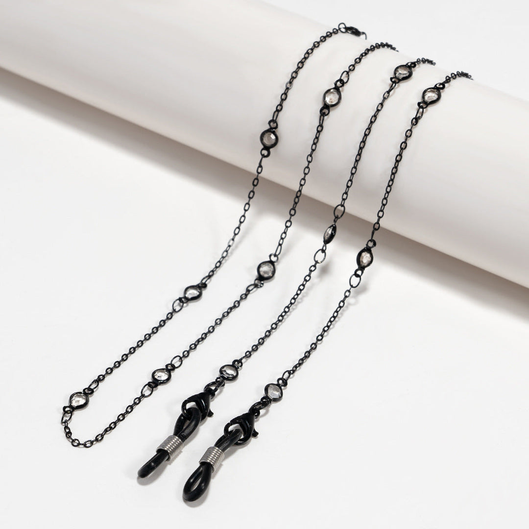 Crystal-Embellished Eyewear Chain Kalsten