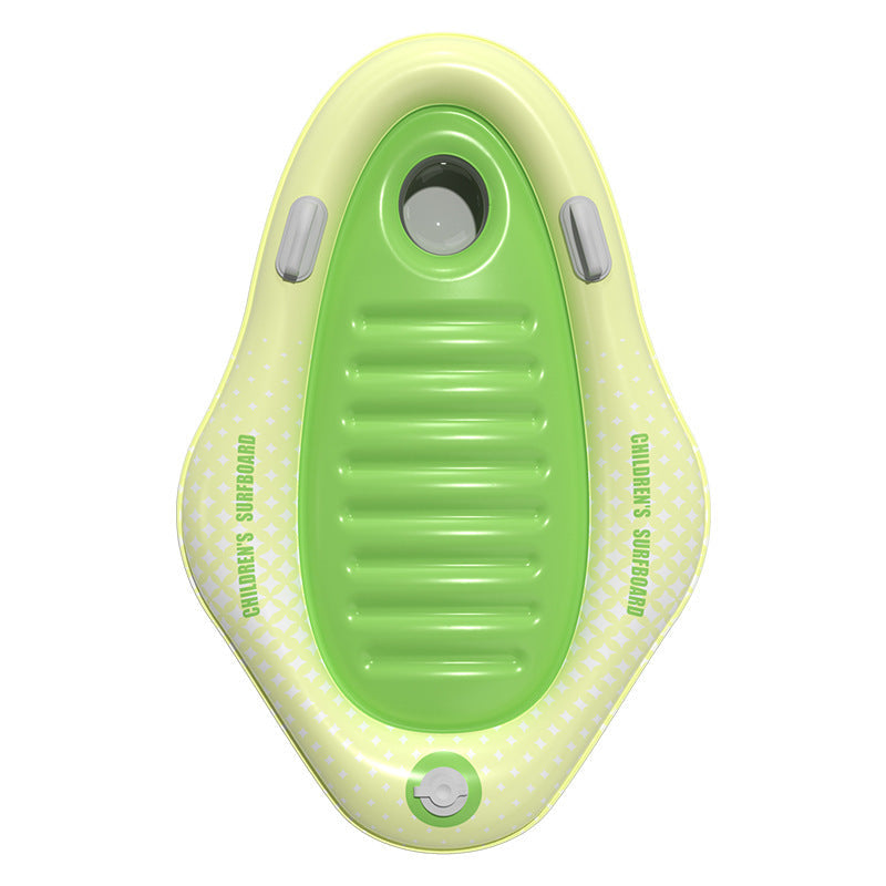 Women Inflatable Kids Swimming Lounger with Safety Handles Kalsten