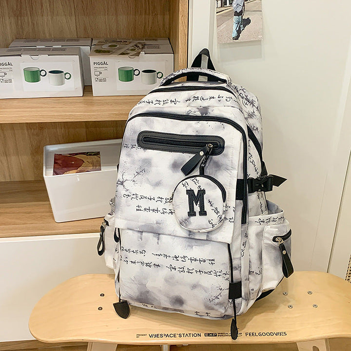 Fashionable Multi-Compartment School Backpack