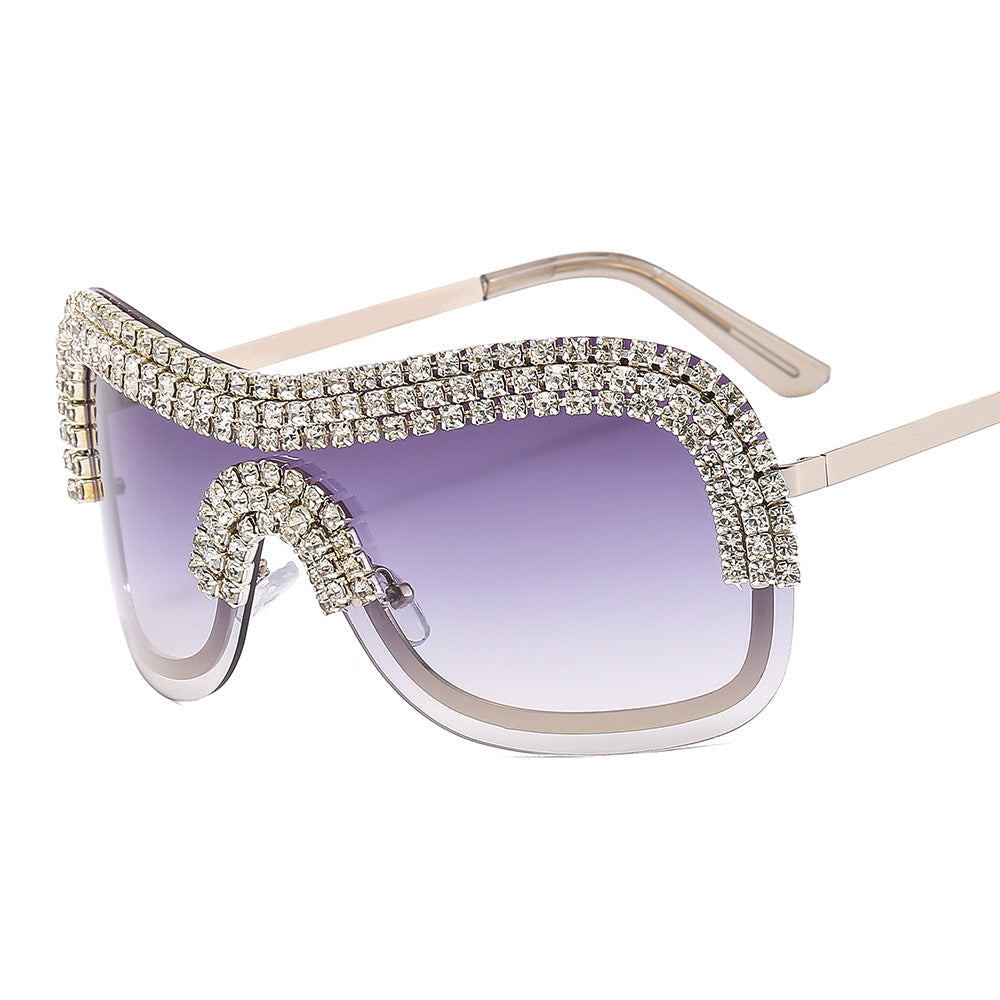 Ladies Glamorous Sunglasses with Sparkling Rhinestone Frame Kalsten