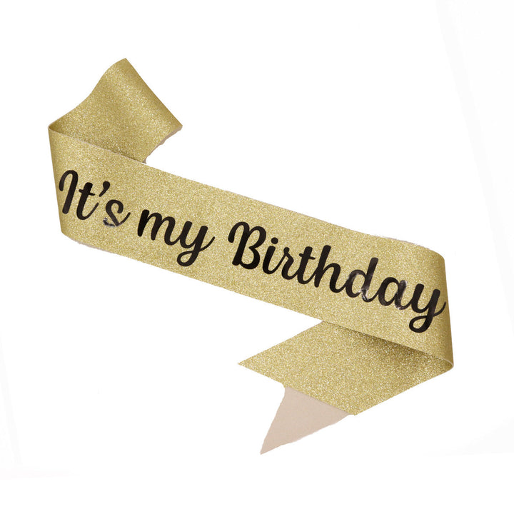 Ladies Festive Birthday Band with Glitter Design Kalsten