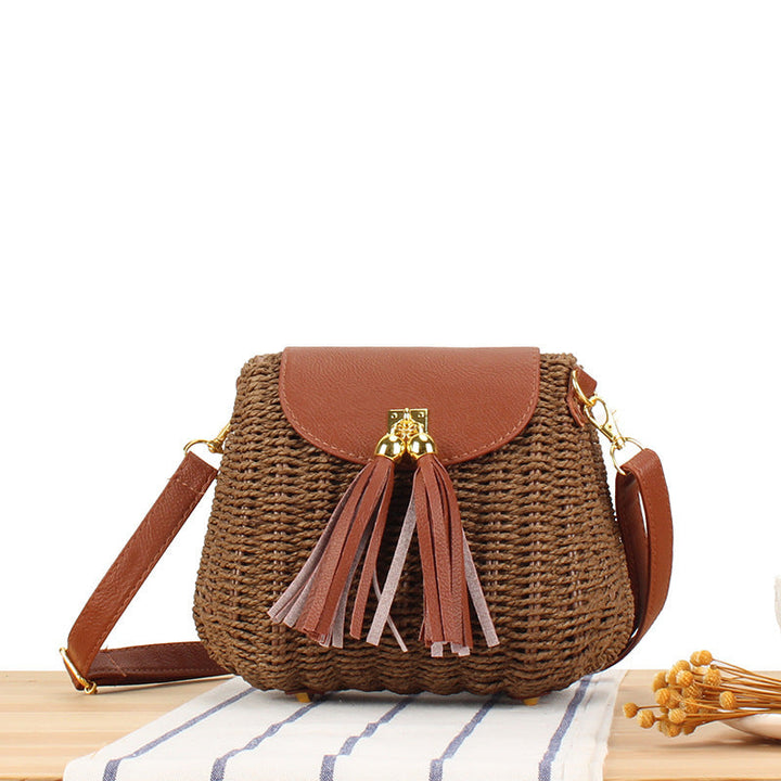 Shoulder bag with decorative fringes Kalsten