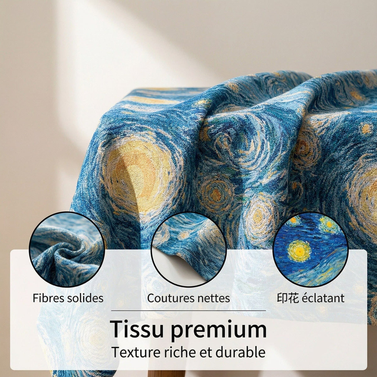 Artistic Starry Night Table Cover