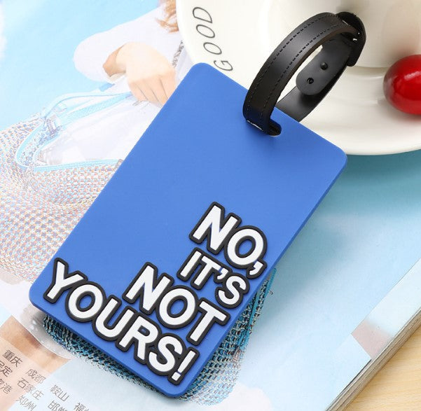 Unisex Luggage Tag with Eye-catching Message Kalsten