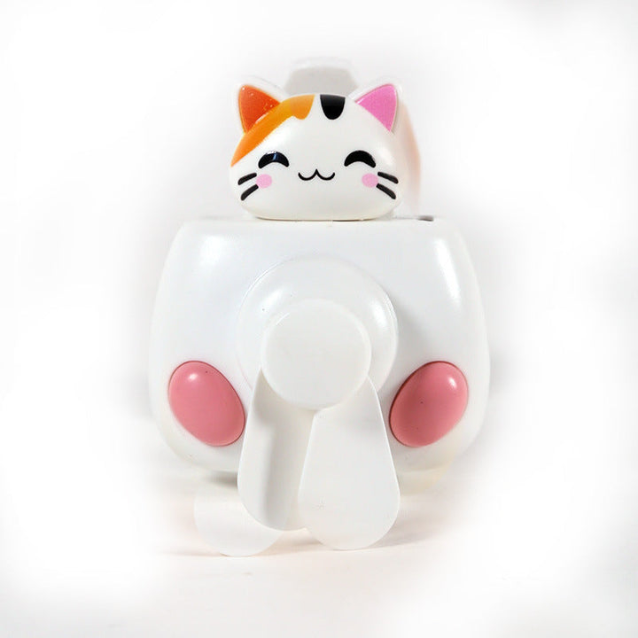 Ladies portable mini cooler fan with cat motif Kalsten