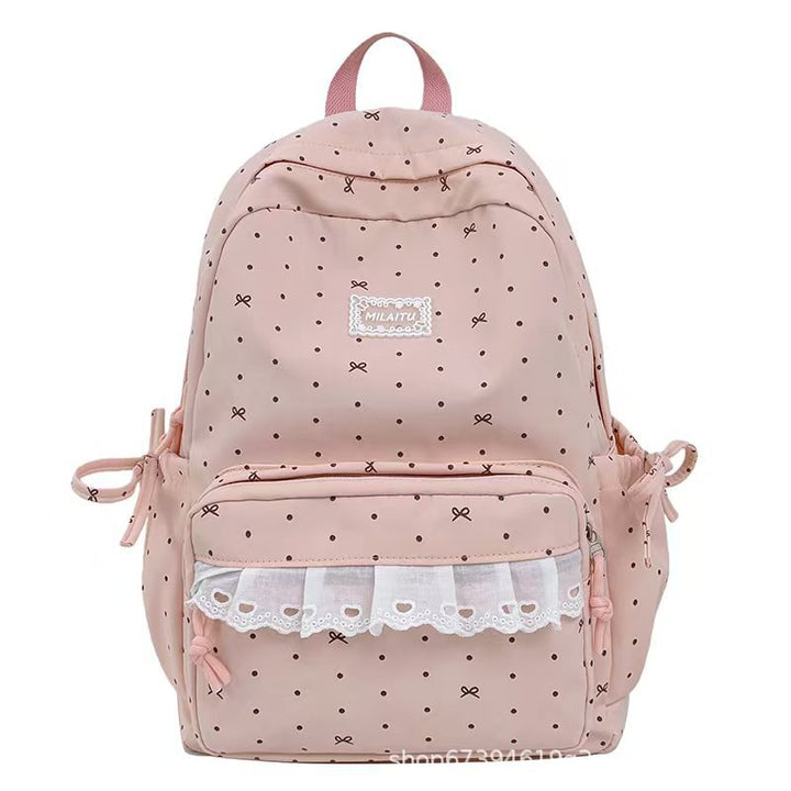 Decorative Ruffled Backpack Kalsten
