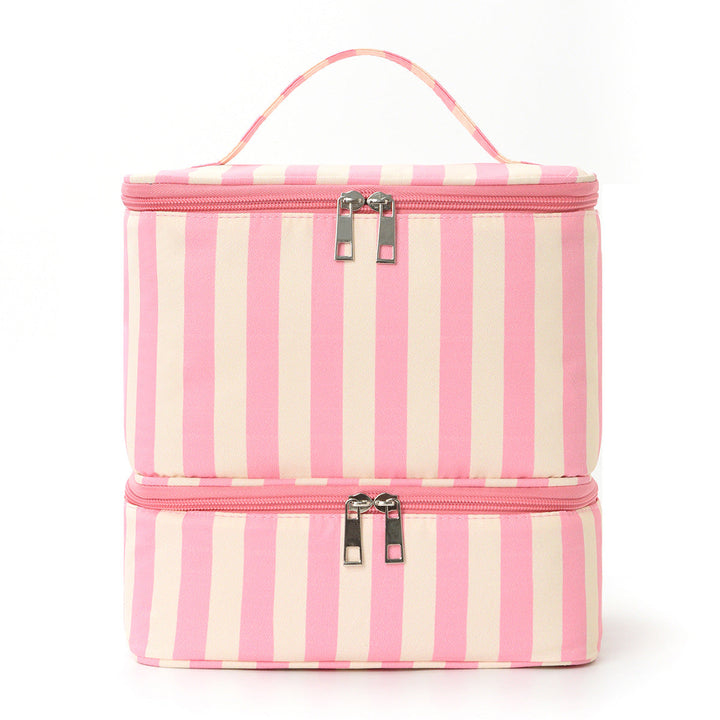 Cosmetic organizer with multiple compartments and removable interior Kalsten