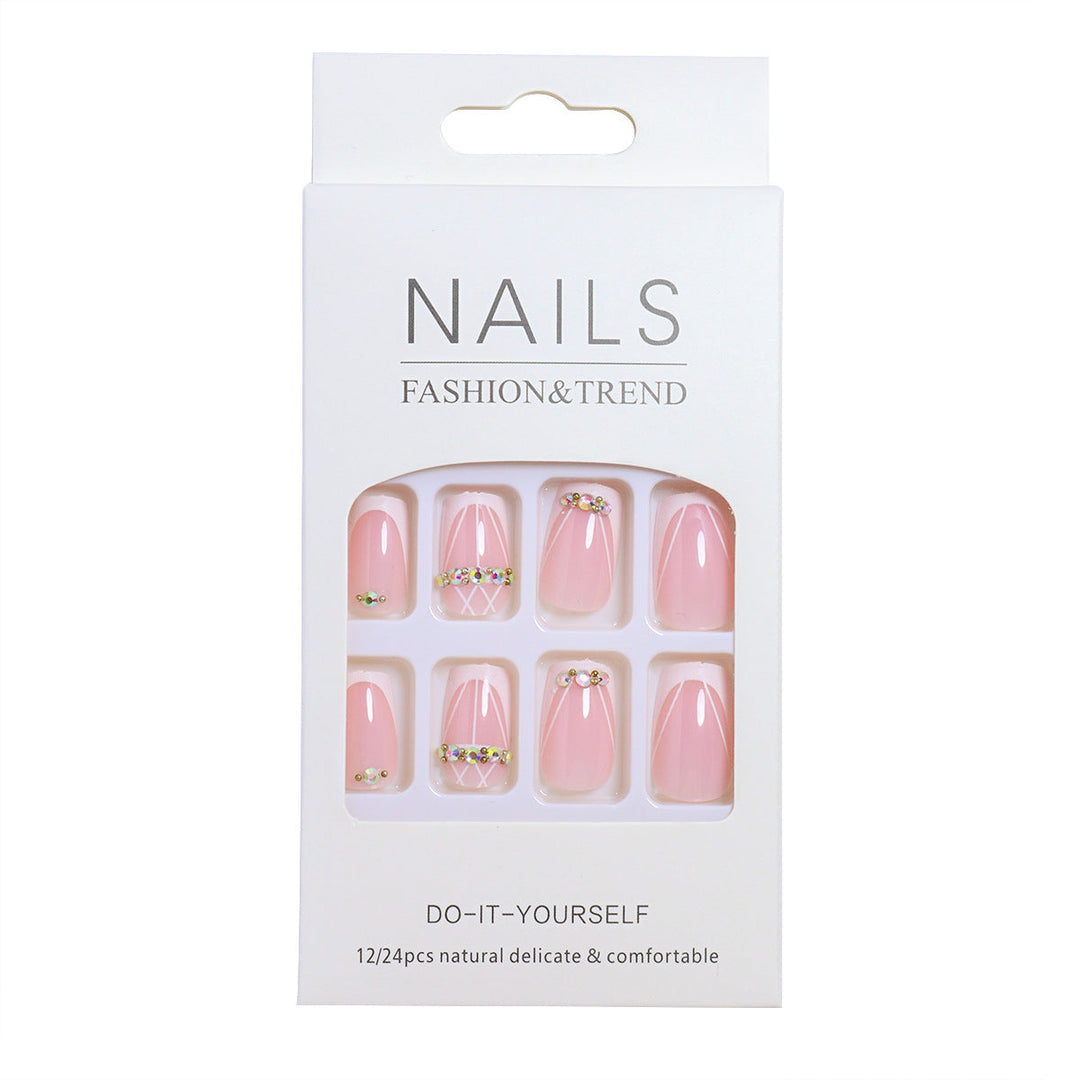 Elegant DIY Natural Look Press-On Nails Kalsten