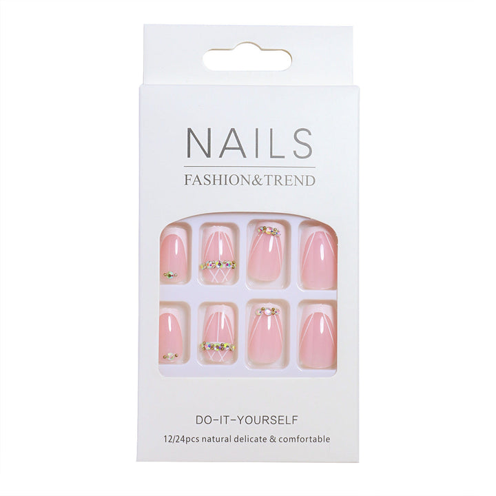 Elegant DIY Natural Look Press-On Nails Kalsten