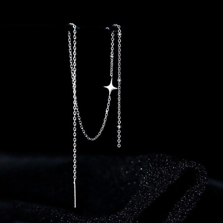 Elegant Y-Necklace with Sparkling Pendant Kalsten