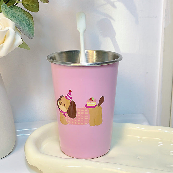 Stainless steel cup with cute dog design Kalsten