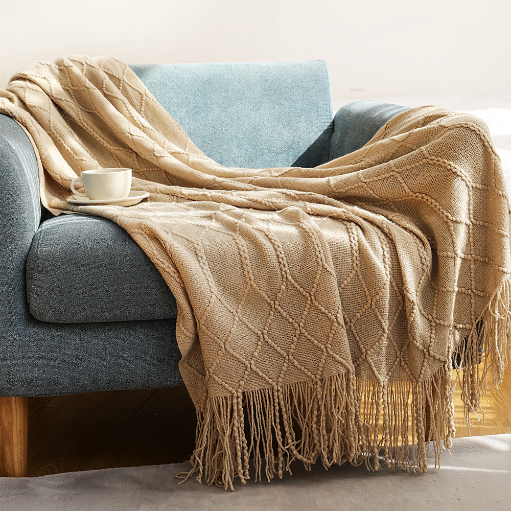 Unisex Cozy Knit Blanket