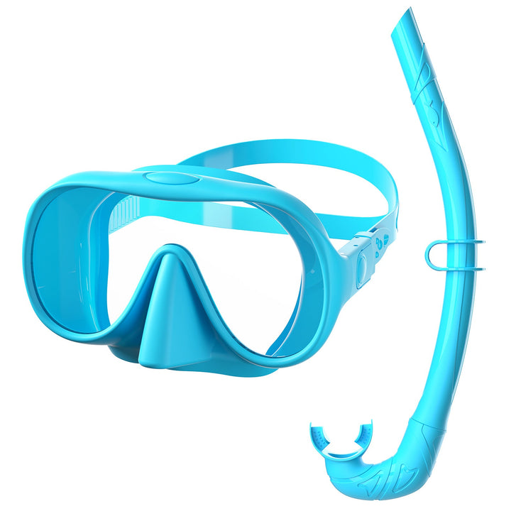 Swimming mask with flexible breathing tube Kalsten