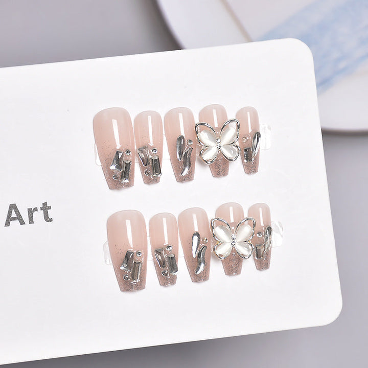 Premium Decorative Butterfly Press-On Nail Extensions Kalsten