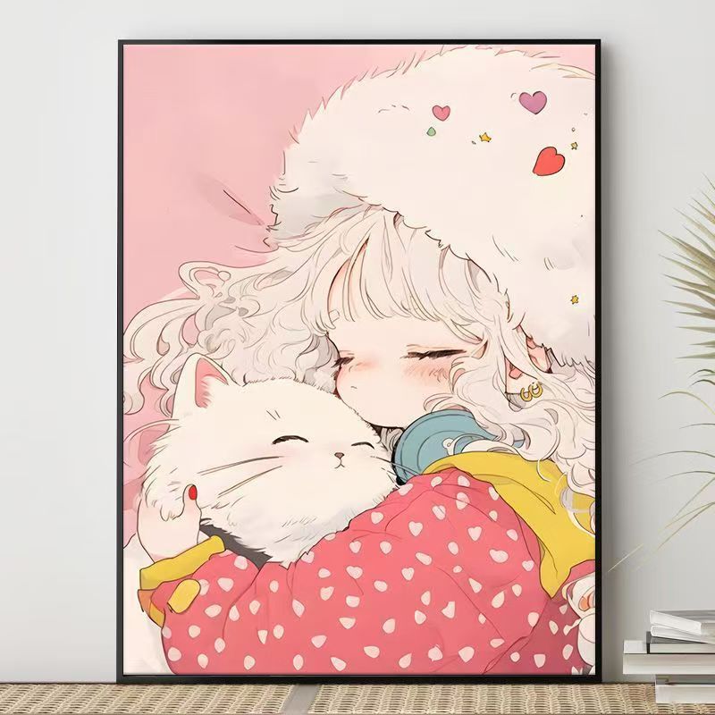 Cute Character Illustration Canvas Art Kalsten