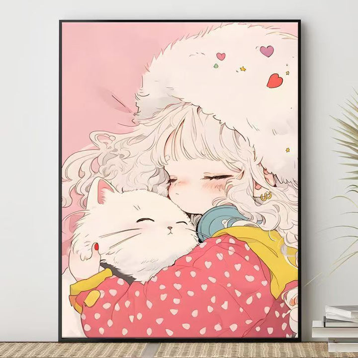 Cute Character Illustration Canvas Art Kalsten